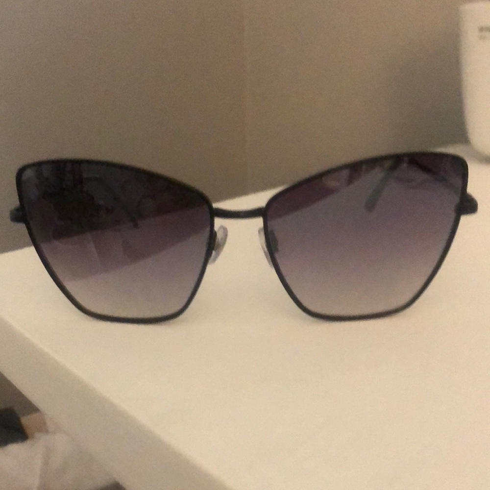 Oversized square cateye sunglasses